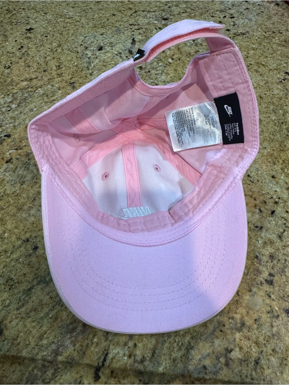 Nike Toddler Girls Pink Swoosh Baseball Cap Size 2T-4T - Picture 3 of 4